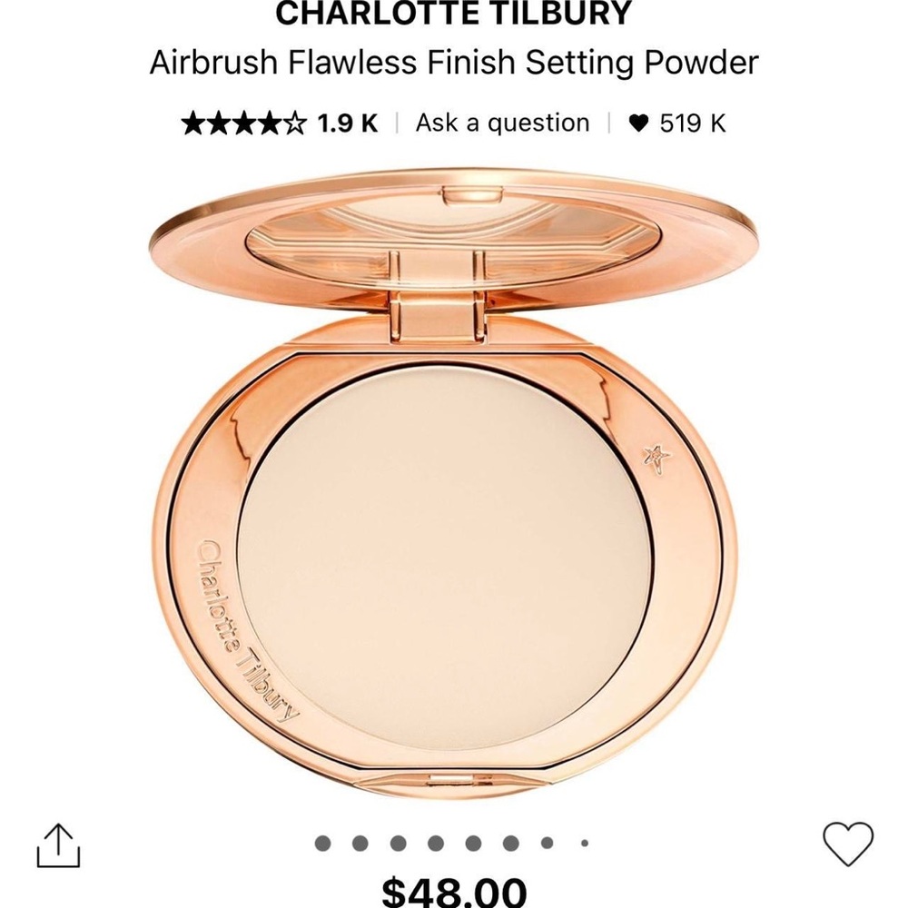 CHARLOTTE TILBURY Airbrush Flawless Finish Setting Powder